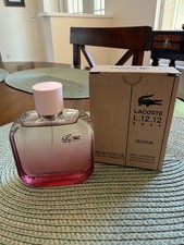 LACOSTE EauDe L12-12 ROSE EAU INTENSE(W)(T)EDT SP 3.3oz(CAP,BOX)
