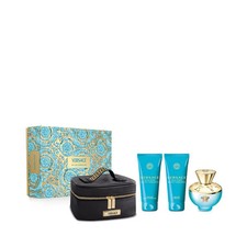 [Set] Versace Dylan Turquoise 3.4 L+3.4bl+3.4sg+purse Italy 11pcs Bybox EDT