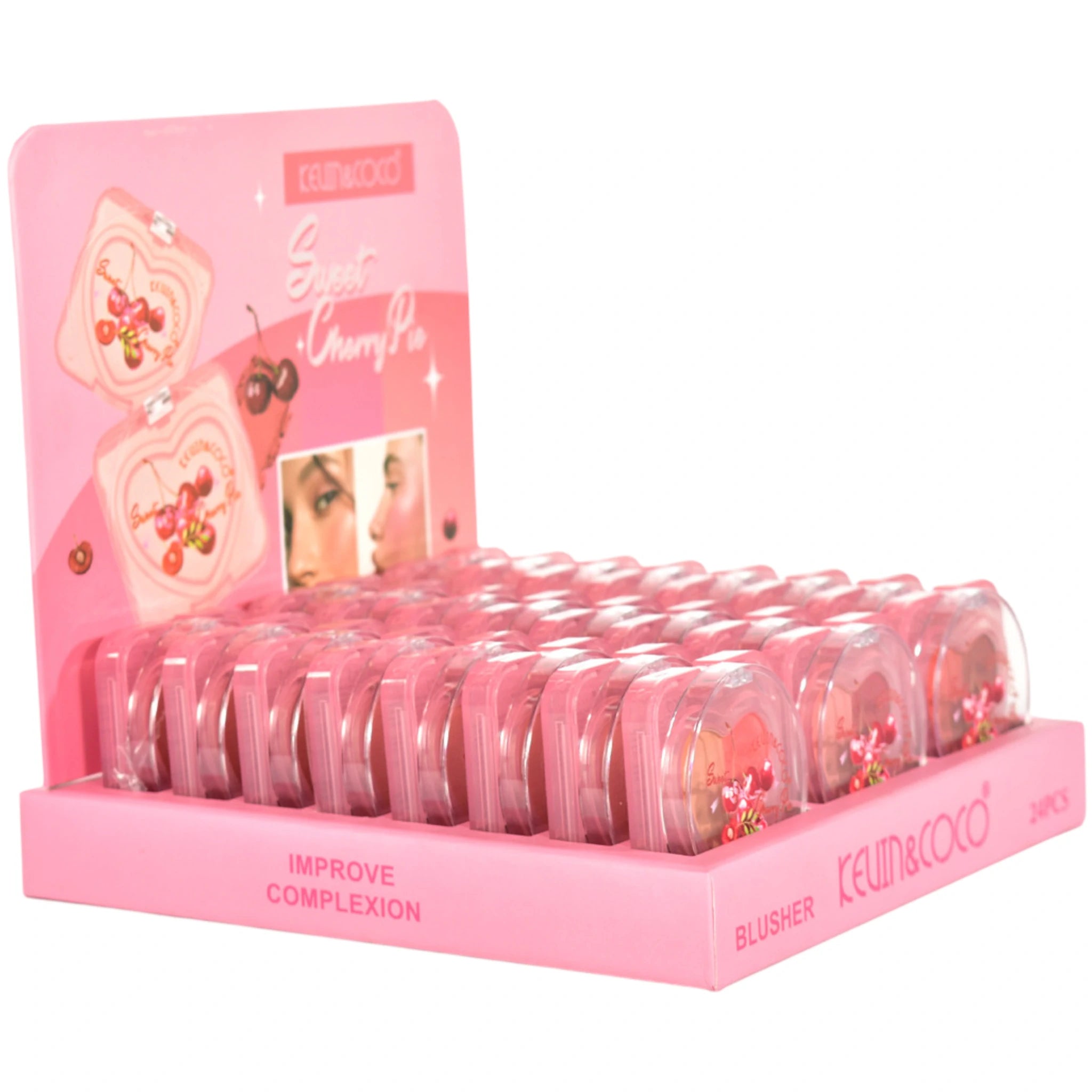(24-pack) Kevin & Coco Sweet Cherry Pie Blusher