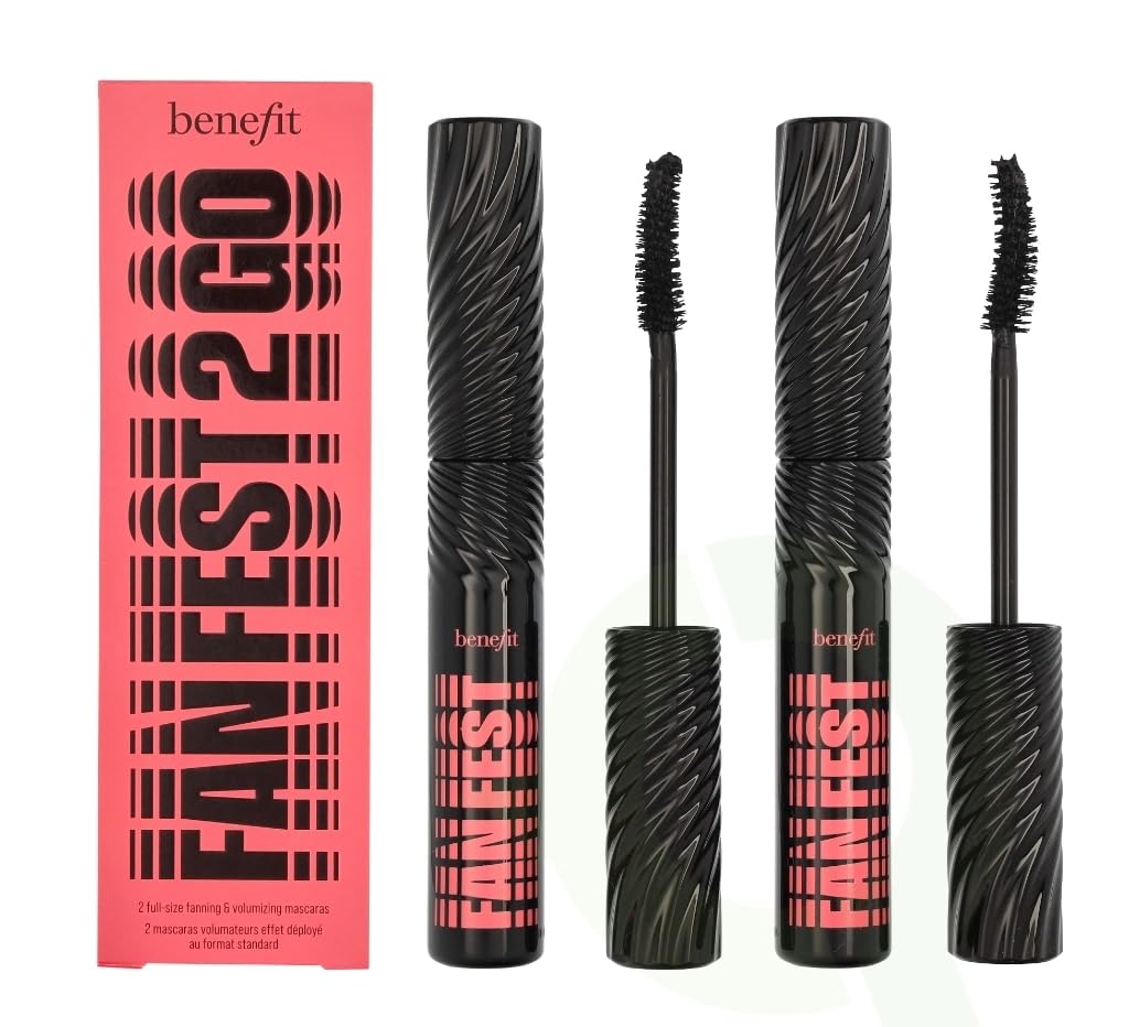 Benefit Fan Fest Fanning Volumizing Mascara 2 Piece Set 0.3 oz