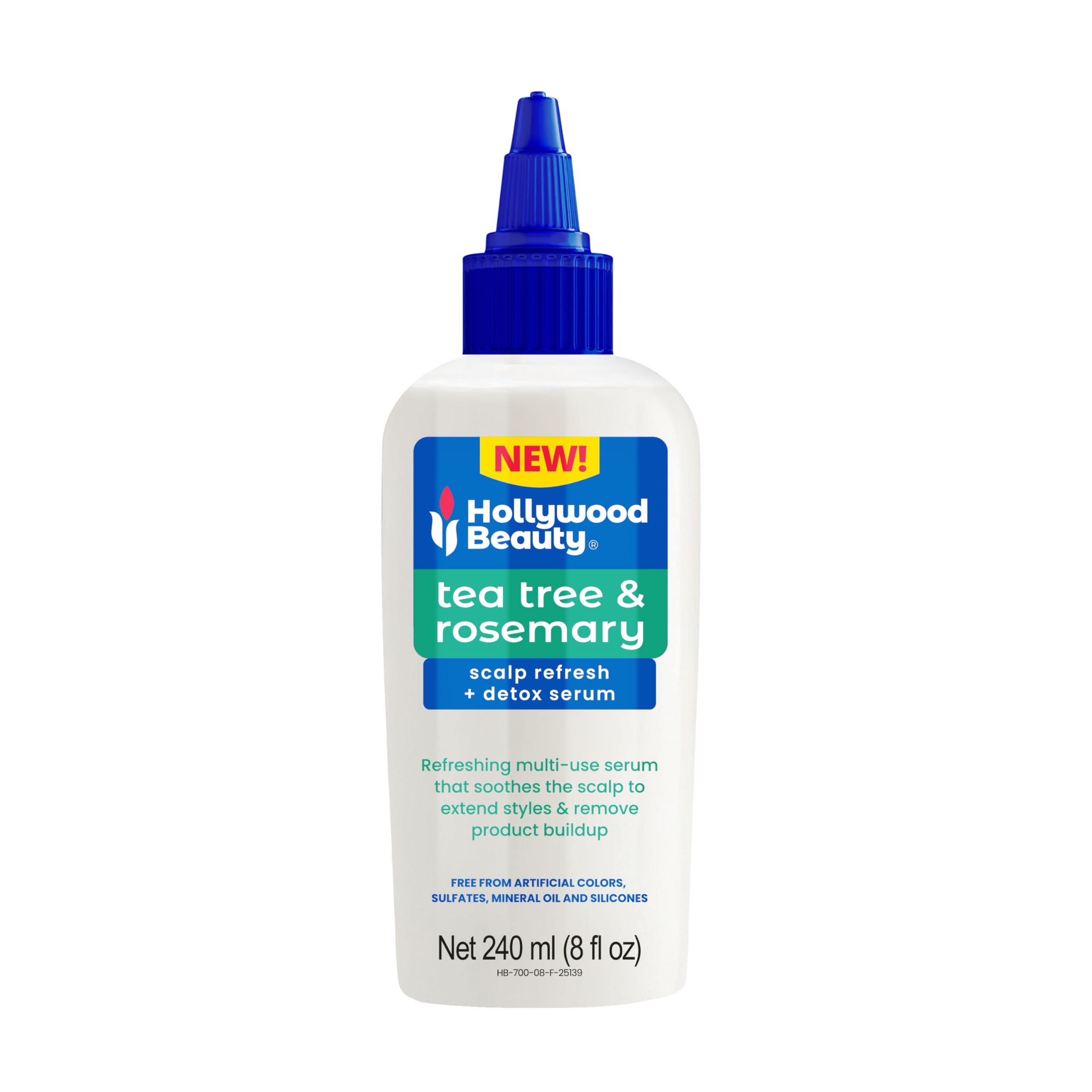 Hollywood Beauty Tea Tree Rosemary Scalp Refresh + Detox Serum Soothes the