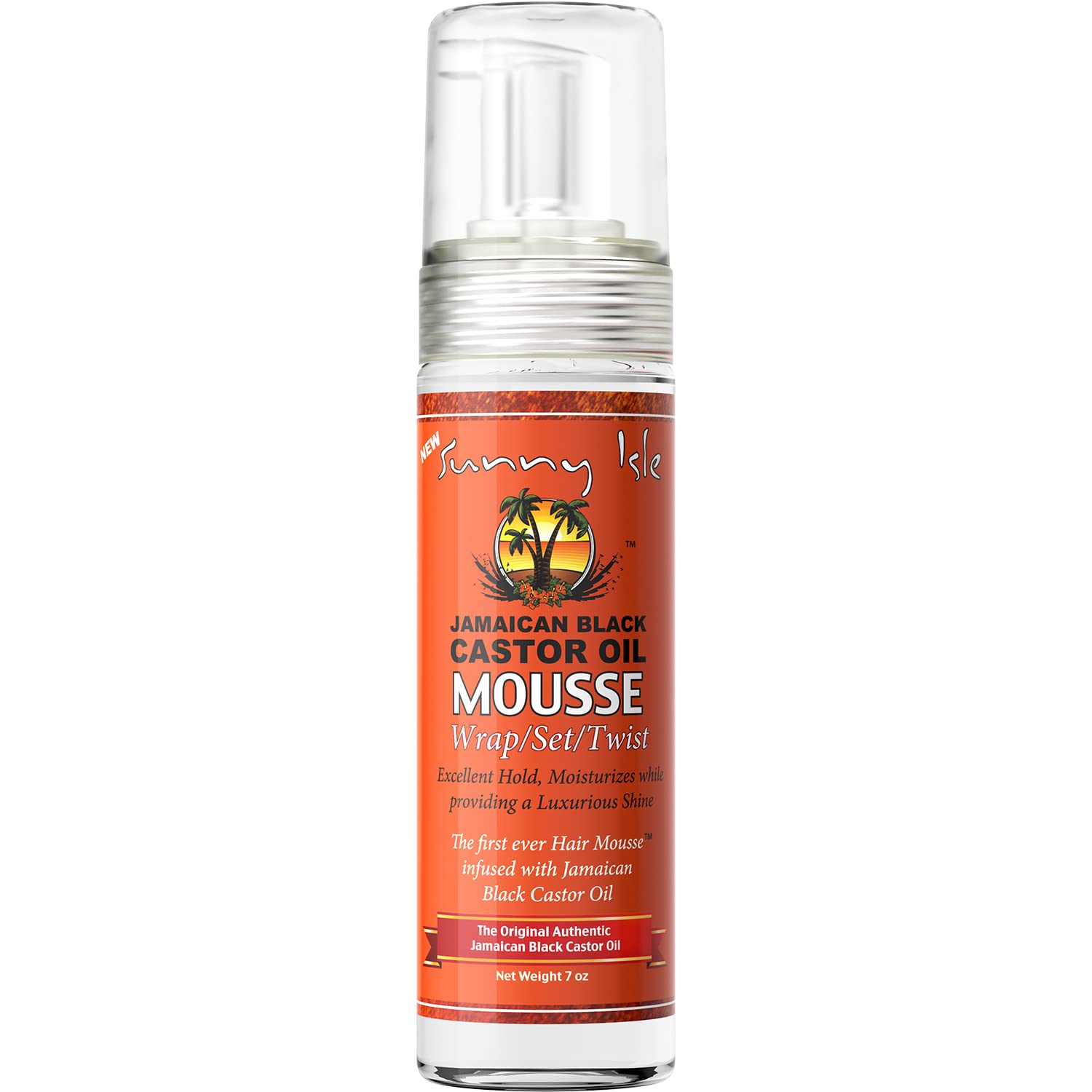 Sunny Isle Jamaican Black Castor Oil Mousse Wrap Set Twist | Excellent Hold