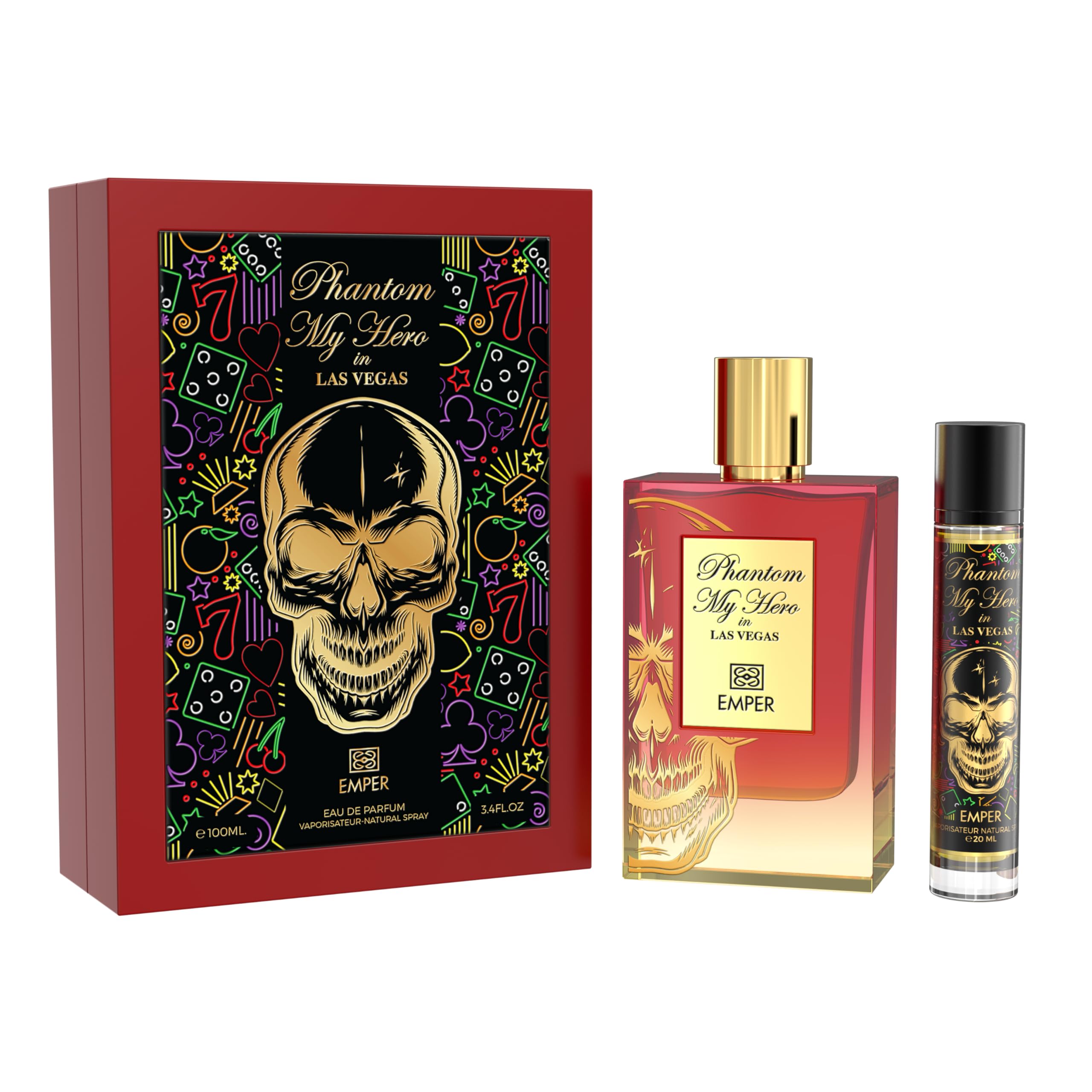 Emper Phantom My Hero In Las Vegas Unisex | Bold Woody Amber Scent | Long