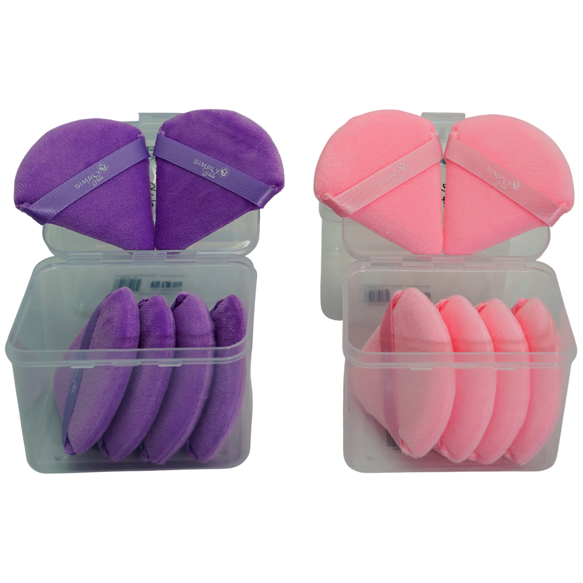 (12-pack) Simply Bella Triangle Puff Sponge Assorted (Set)