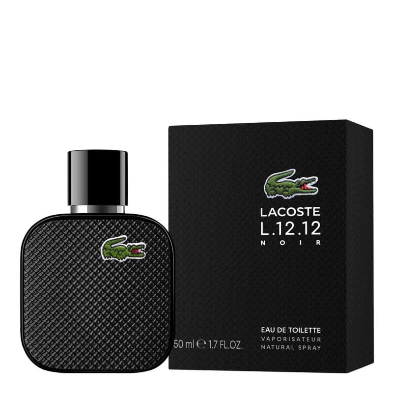 Lacoste L.12.12 Noir Fragrances 3386460149181 For Men EDT 1.7 oz