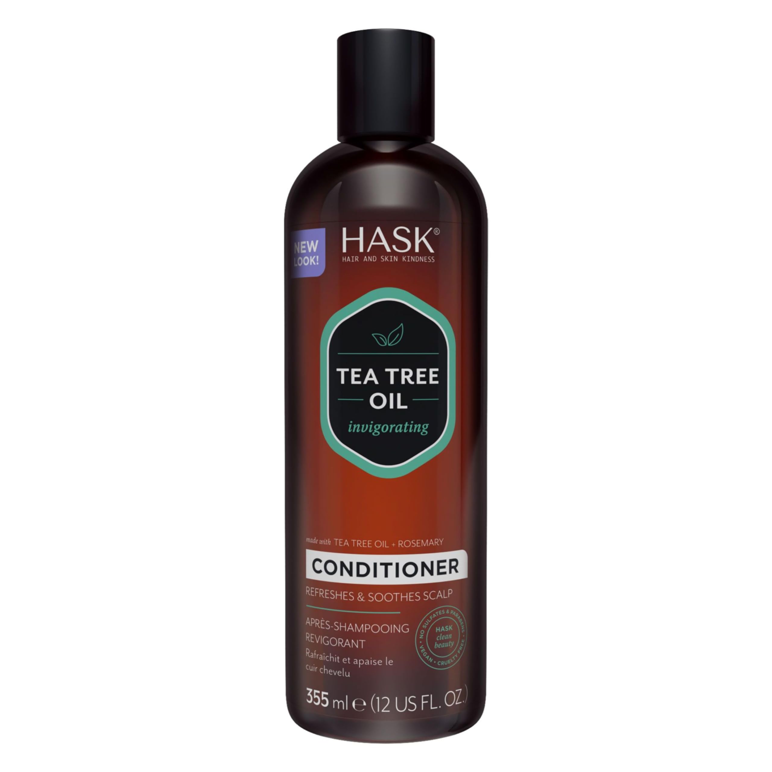 Hask Tea Tree Rosemary Oil Scalp Care Conditioner 12 Fl Oz