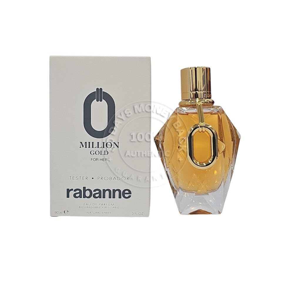 [Tester] Paco Rabanne Million Gold/'s For Women EDP 90 ml (3 oz)