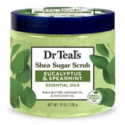 Dr Teal's Shea Sugar Body Scrub With Eucalyptus and Spearmint 19 oz