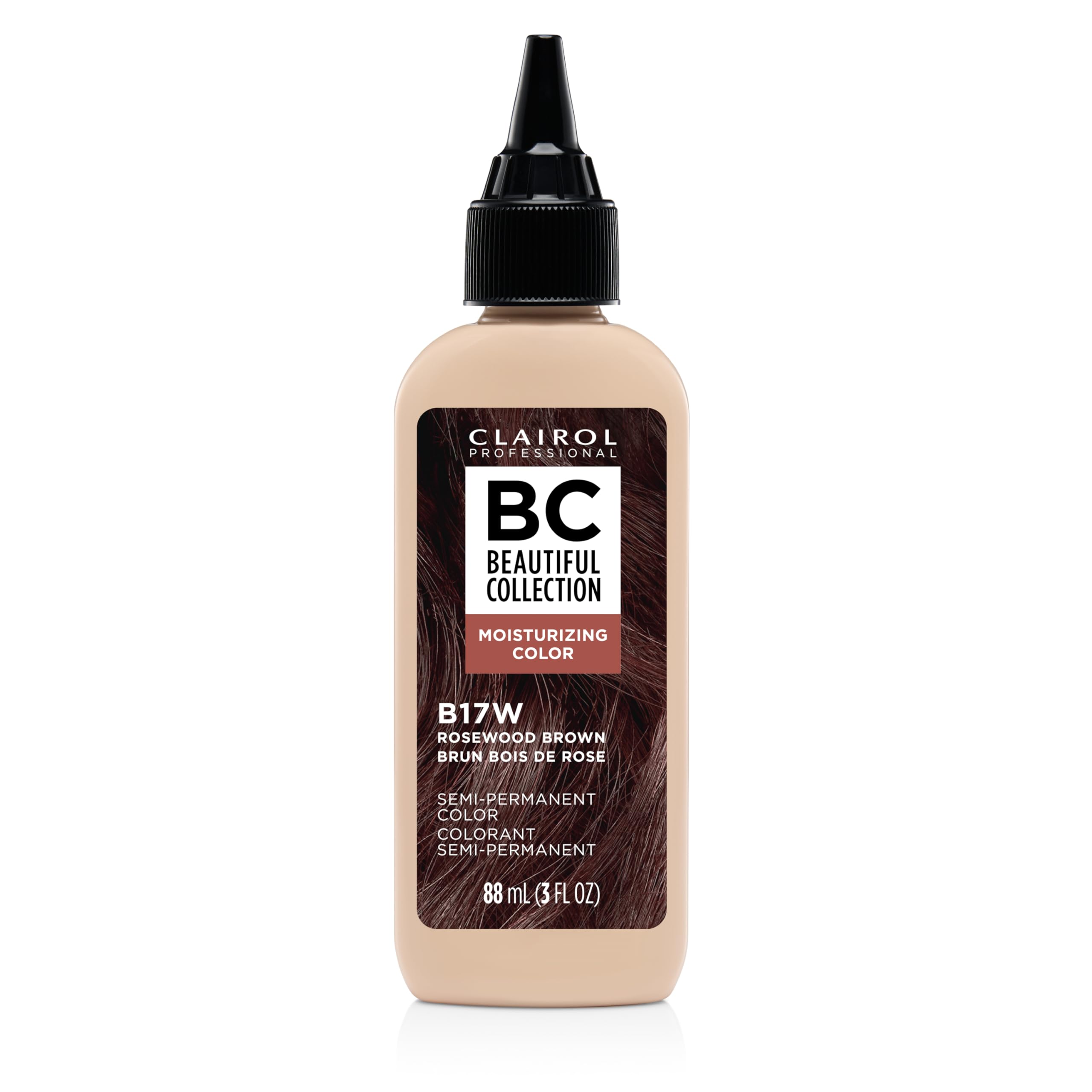 Clairol Professional Beautiful Collection Hair Color 17w Rosewood Brown .