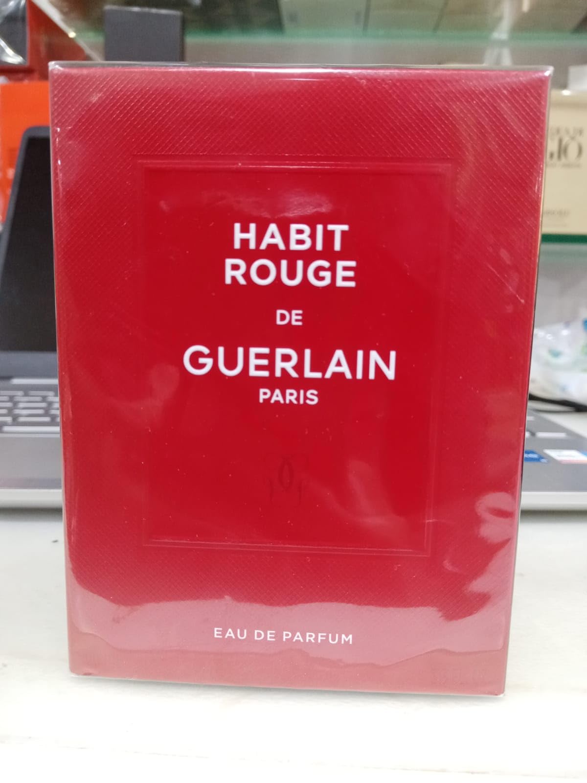 Habit Rouge By Guerlain For Men EDP 3.3 oz