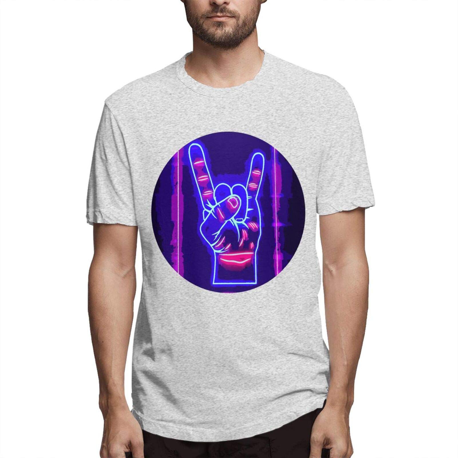 Disney Rock On Roll Hand T Shirts Fashion Comfortable T Shirts Sports T Shirt