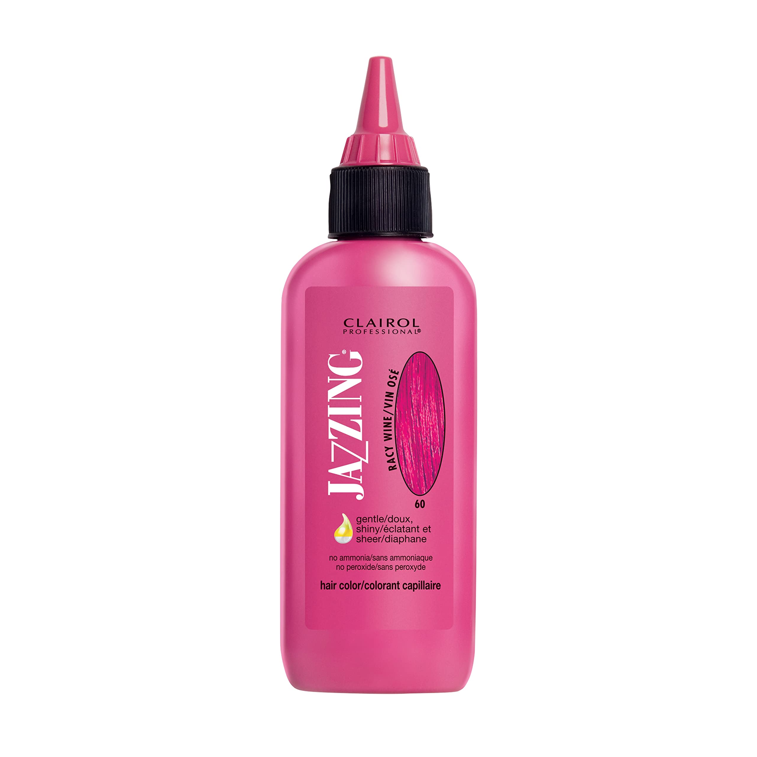 Clairol Professional Jazzing Semi Permanent Hair Color No.60 Racy Wine . 3 oz