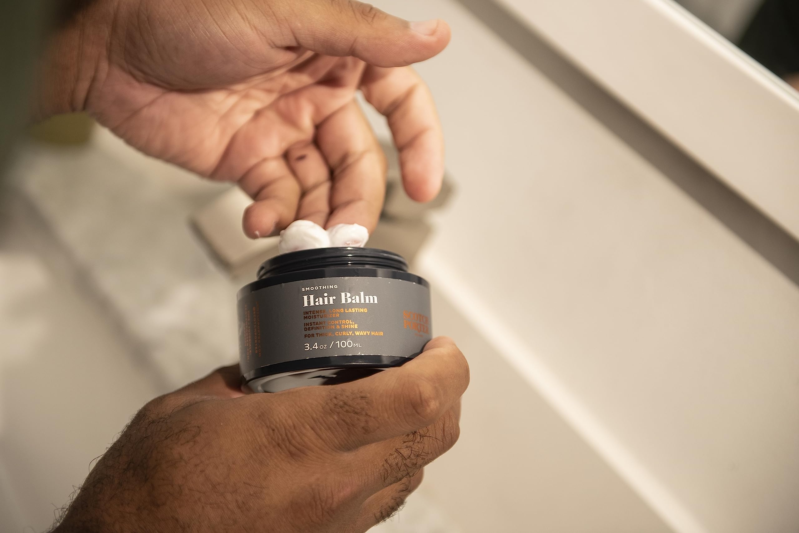 Scotch Porter Curls Waves Smoothing Hair Balm | Instantly Controls Moisturizes