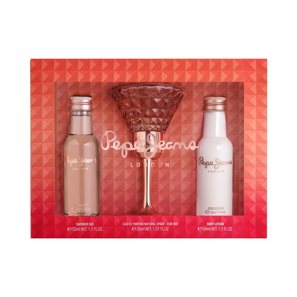 [Set] Pepe Jeans for Her 1.0 L + 1.7 B/l+ 1.7 S/g Spain 1pcs Bybox EDP