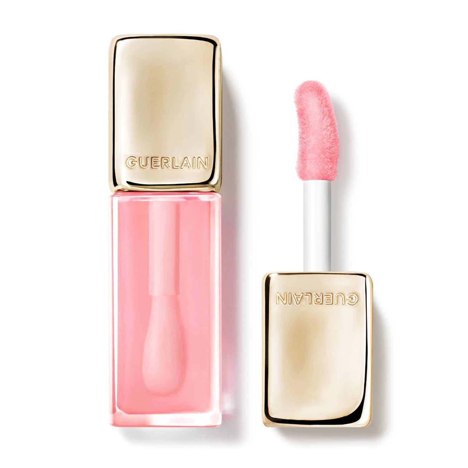 Kiss Kiss Bee Glow Oil 258 Rose Glow By Guerlain Lip Oil For Women 0.3 Oz