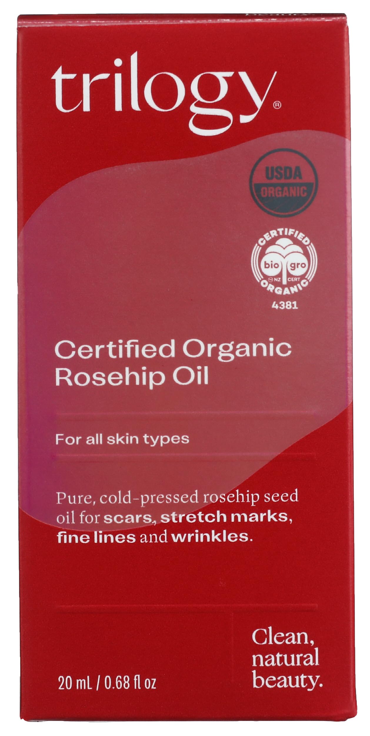 Trilogy Trr Ros U Tro20 Certified Organic Rosehip Oil / 20 ml (0.67 oz)