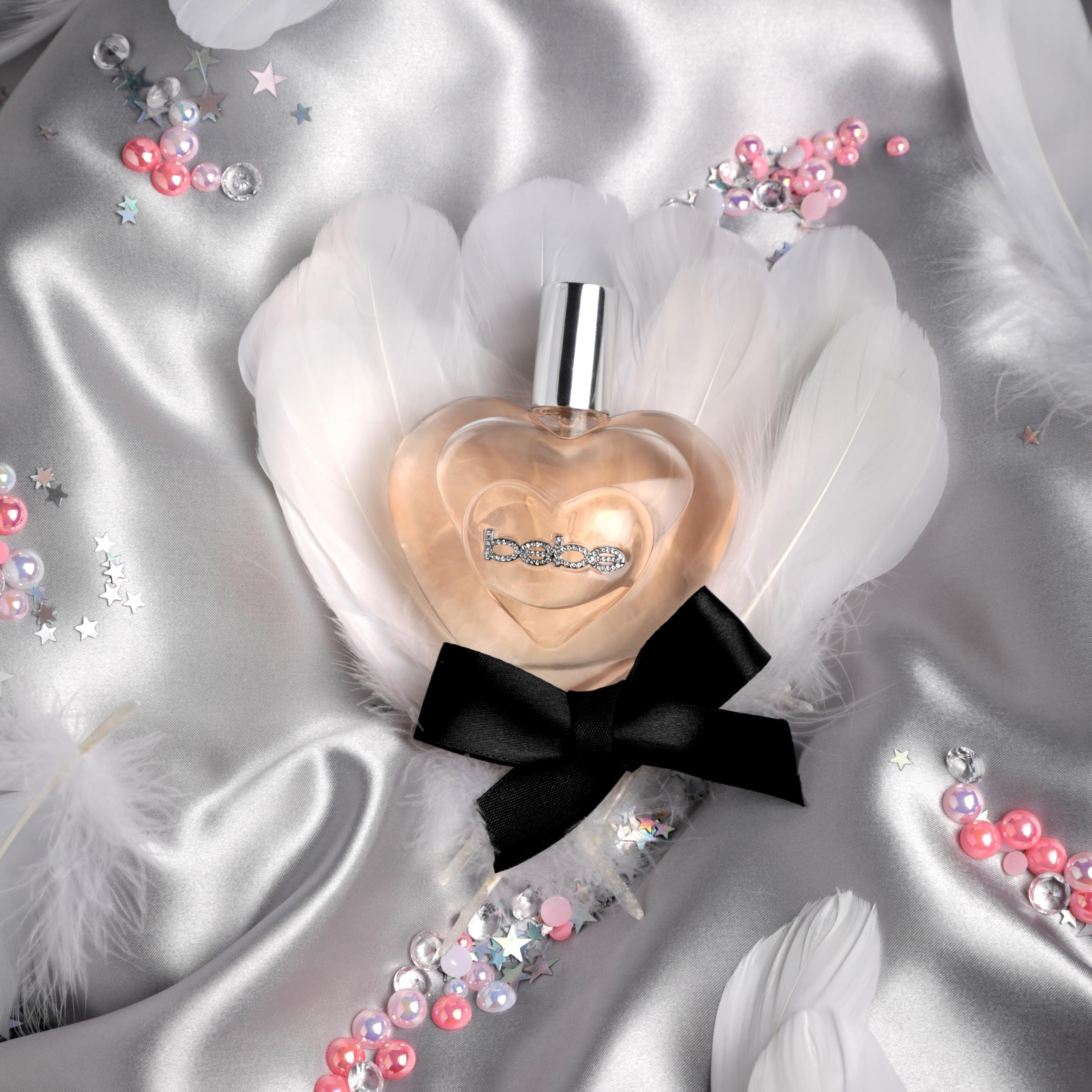 Bebe Luxe Eau de Parfum Spray for Woman - Long Lasting Floral Womens Fragrances - Notes of Mango, Rose, Jasmine, Peony, Vanilla Perfume for Women - 3.4 oz