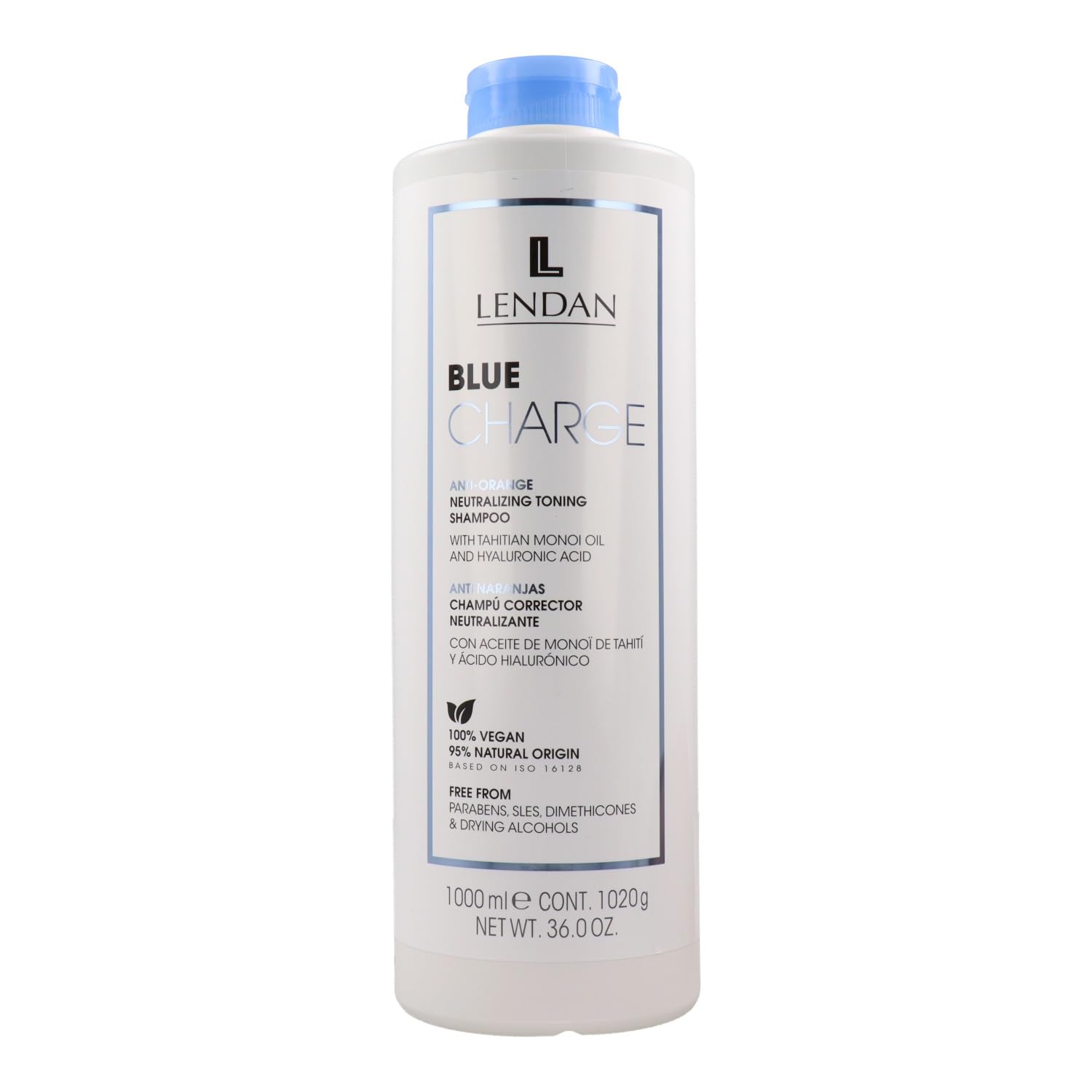 Lendan Blue Charge Neutralizing Toning Shampoo / 1000 ml (36 oz)
