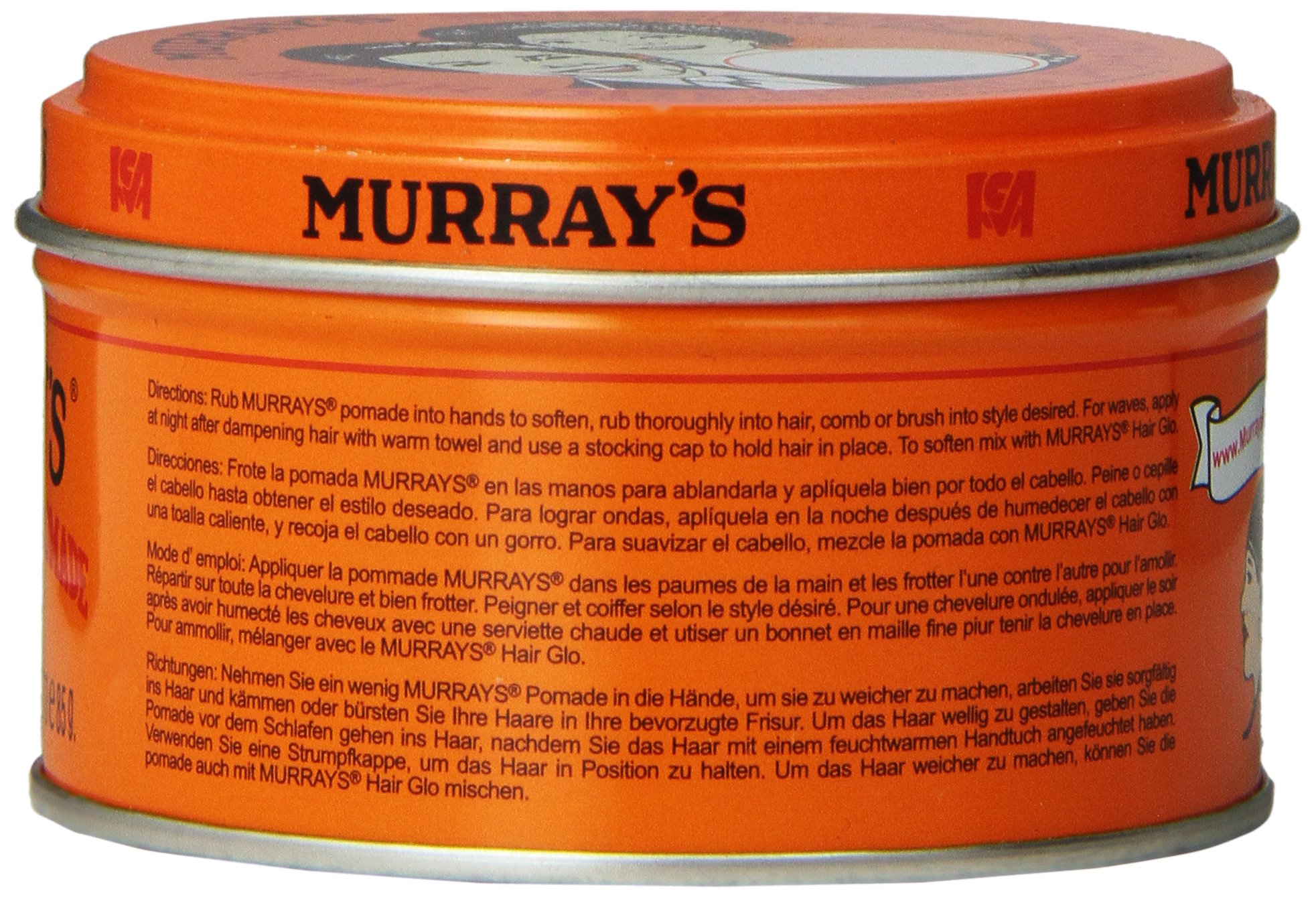 Murray's Superior Shine Enhancing Texturizing Hair Dressing Pomade 3 oz