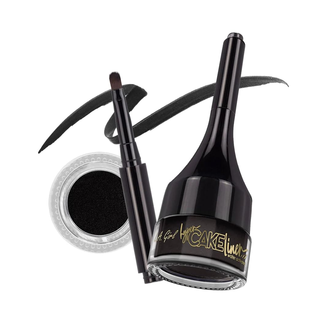(48-pack) L.A. Girl Hyper Cake Liner Pot, Smoke Out Black GPP21