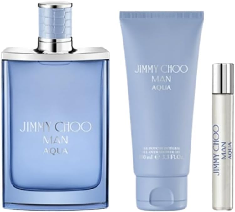 [Set] Jimmy Choo Aqua 3.4 M+3.4 S/g+7. France France 6pcs Bybox EDT 5 ml