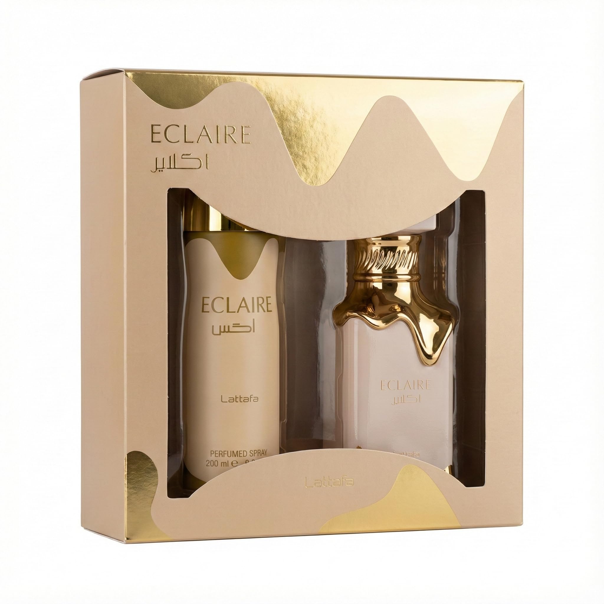 Lattafa Eclaire 2 Pcs With + Perfumed Set