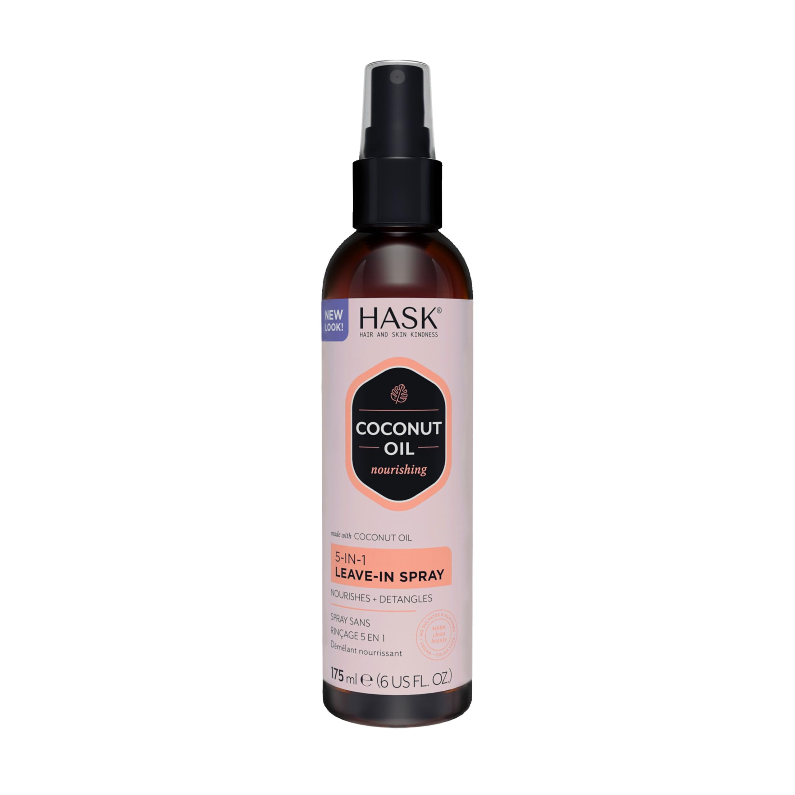 Hask Nourishing Coconut 5 In 1 Leave In Conditioner for All Hair Types Color