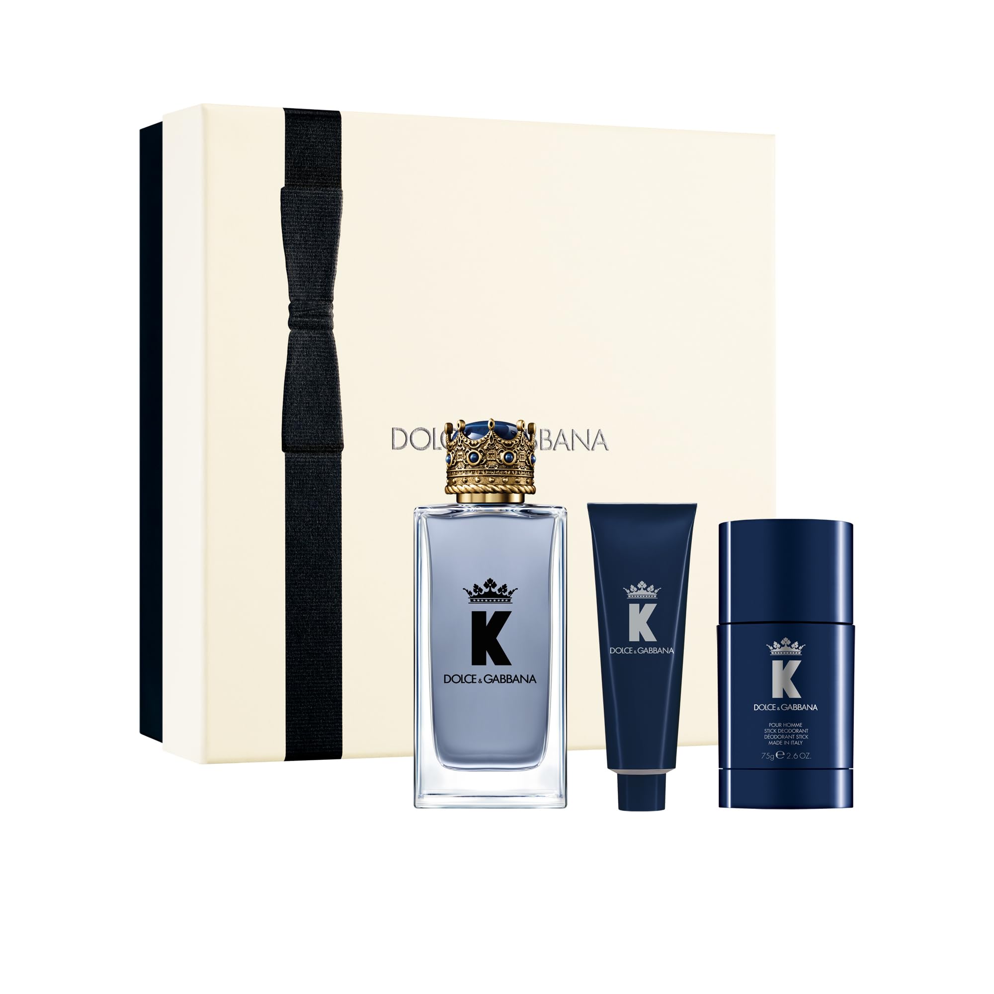 DOLCE & GABBANA K(M)(H/B)3PC SET(3.3oz edt sp,1.69oz Shower Gel,2.6oz Deo Stick)