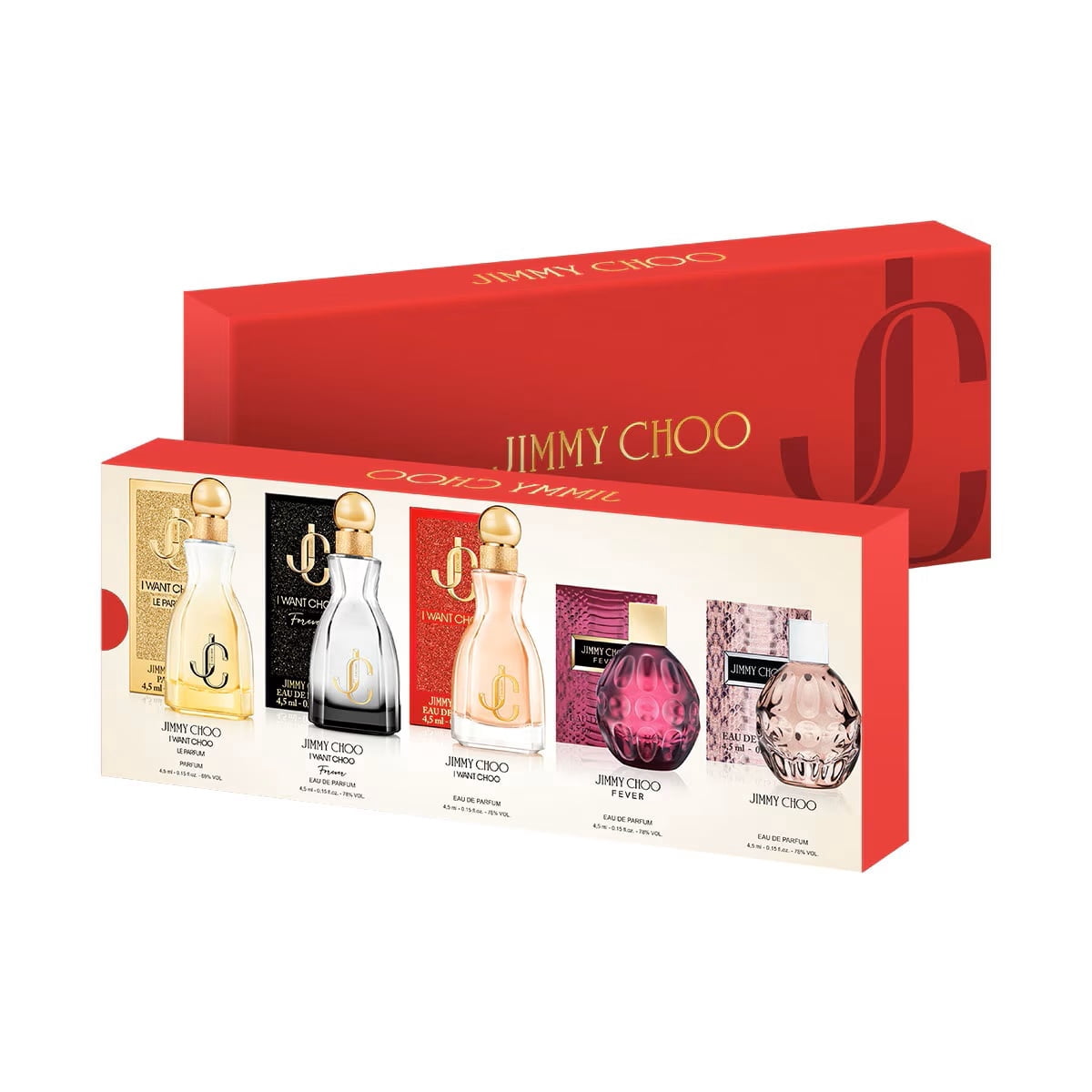 [Mini Set] Jimmy Choo 5 Piece Miniature For Women