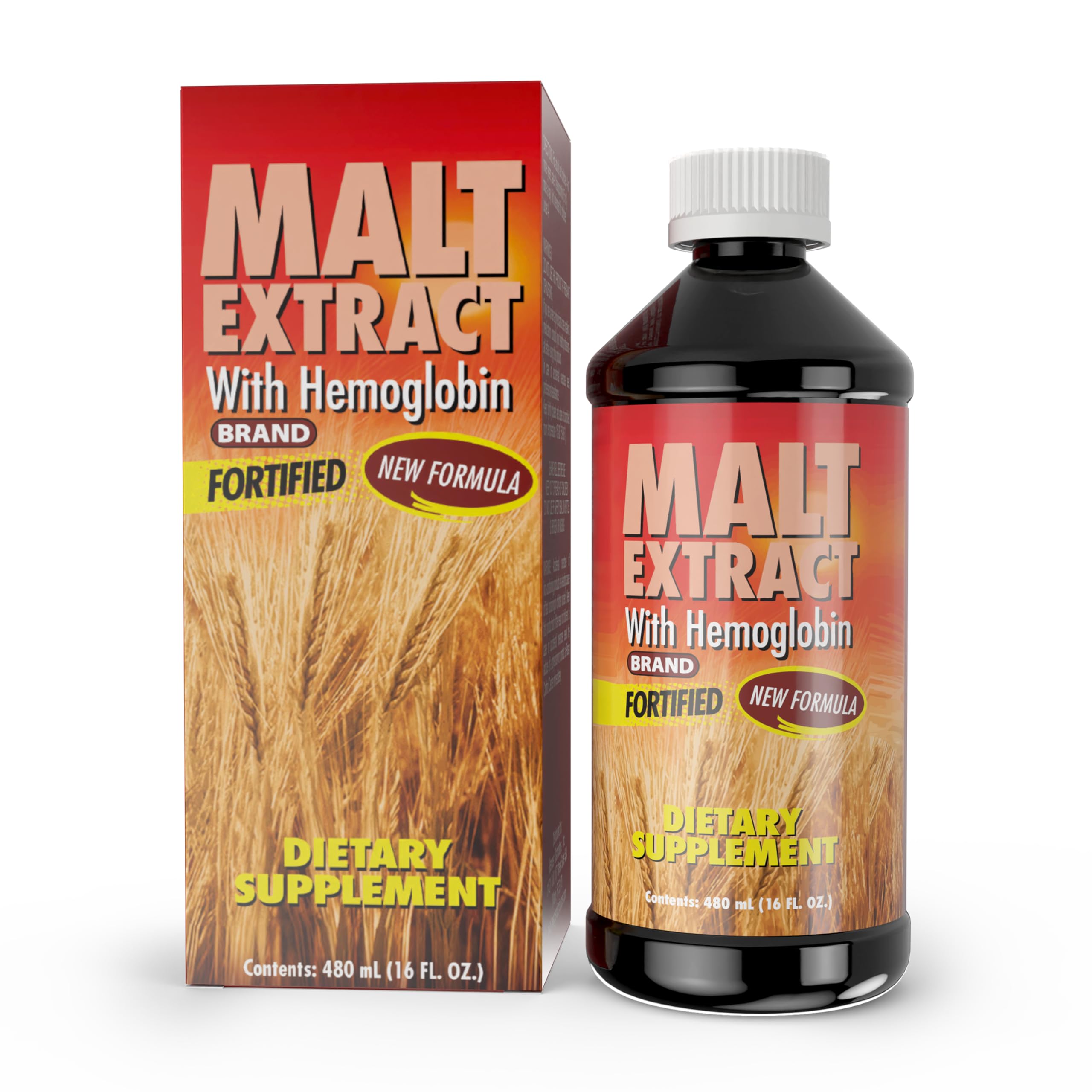 Malt and Hemoglobin Extract Nutritional Supplement for Energy Vitality