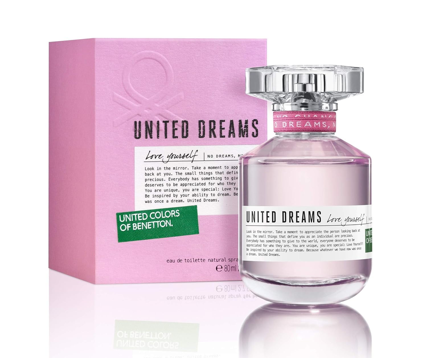 Benetton Ladies United Dreams Love Yourself Fragrances 8433982017070 EDT 2.7 oz