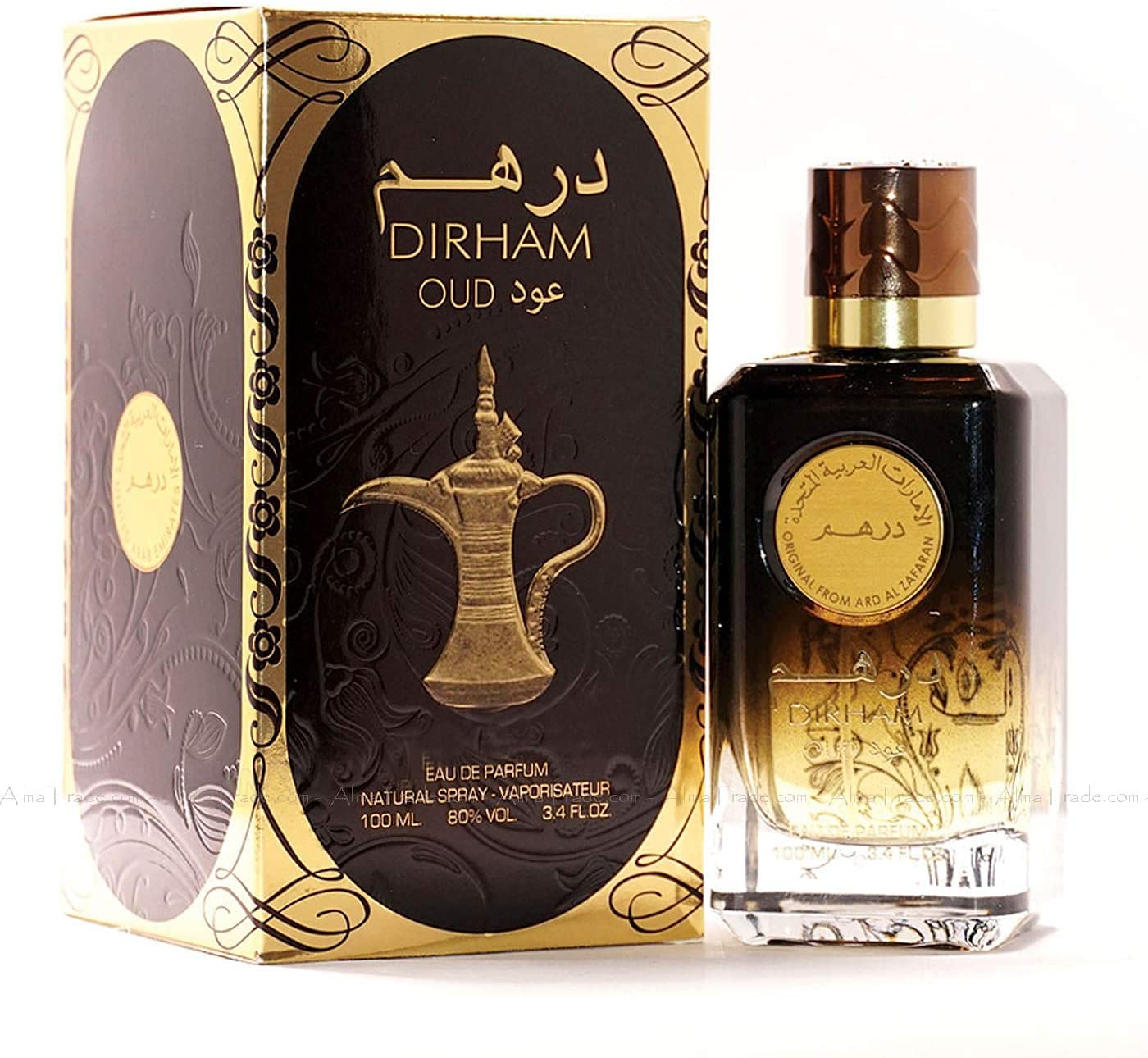 Ard Al Zaafaran Dirham Oud U Spr EDP 3.4 oz
