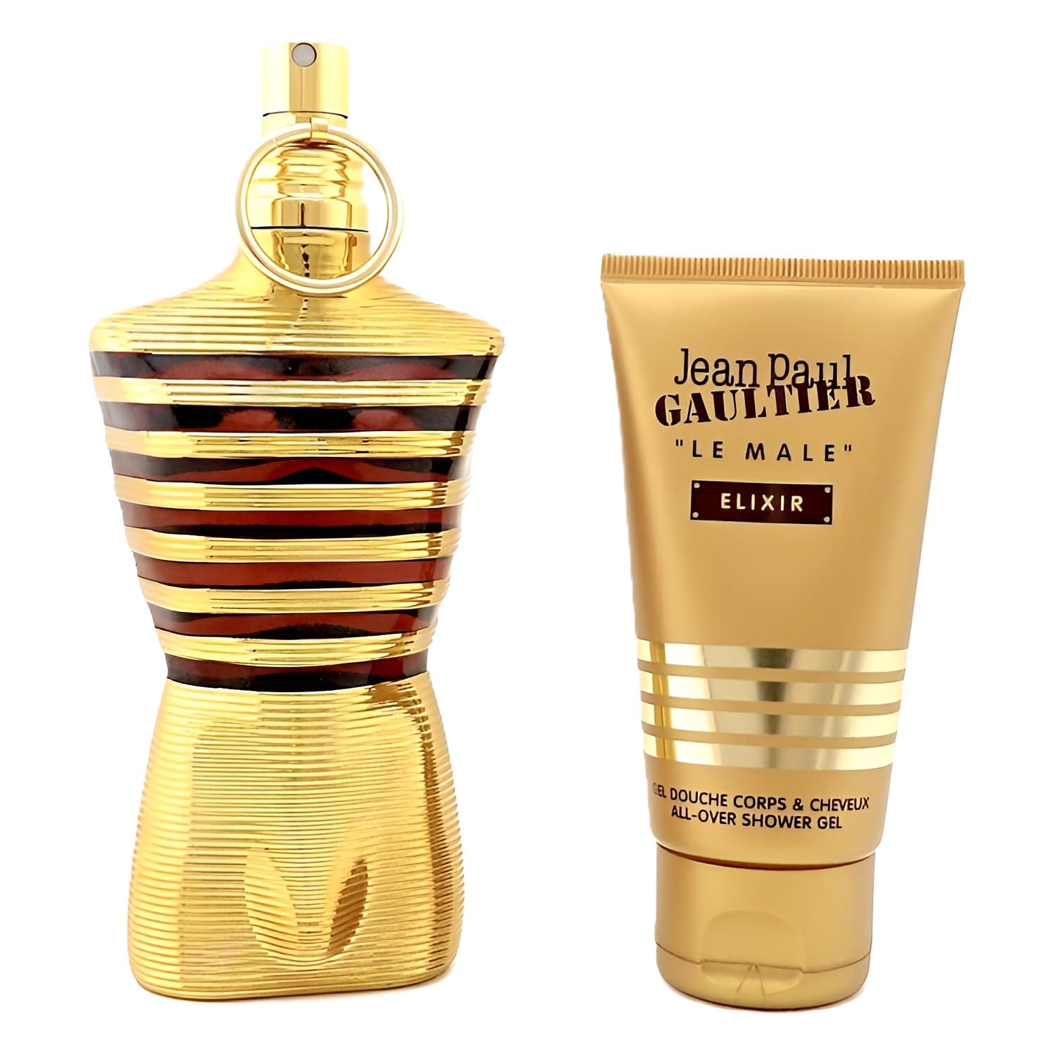 Jean Paul Gautier Le Male Elixir by Jean Paul Gaultier 2 Pc Parfum Shower Gel
