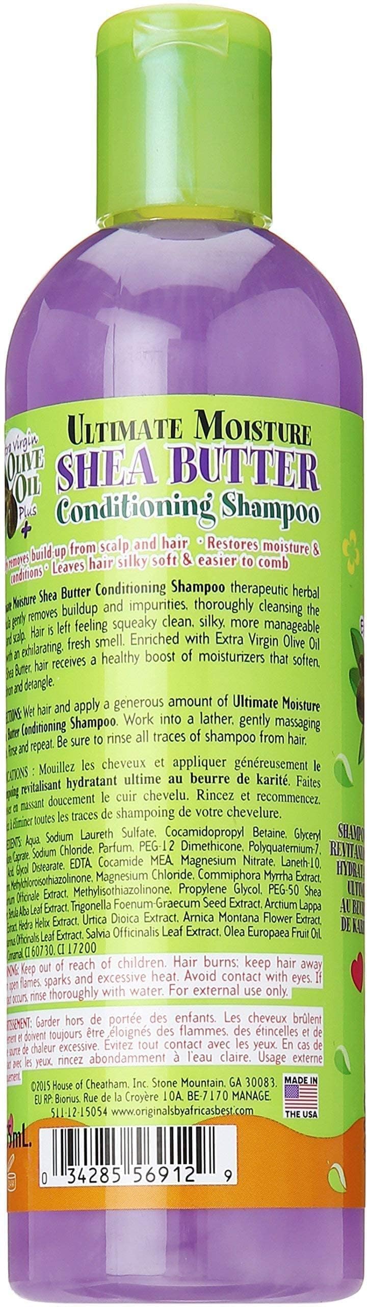 Kids Originals By Africa's Best Ultimate Moisture Shea Butter Shampoo Healthy