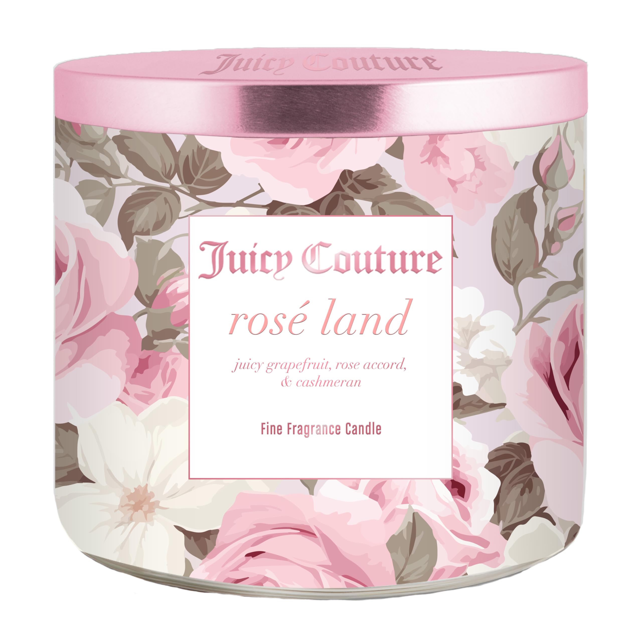 [Candles] Juicy Couture Rose Land Candle Usa 1pcs Bybox 15 oz