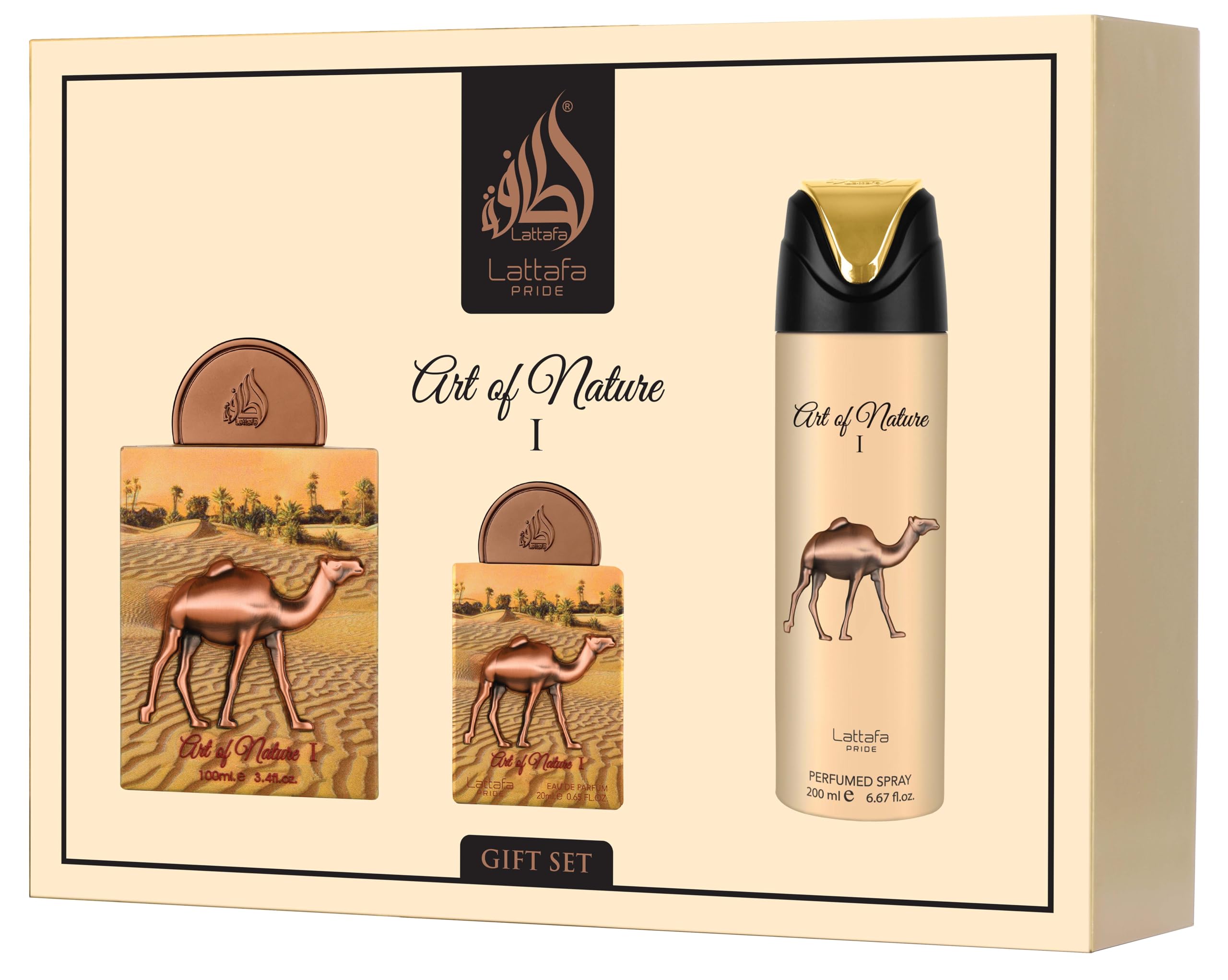 Lattafa Price Art of Nature I 3.4 + 6.7 + U United Arab Emir. Set