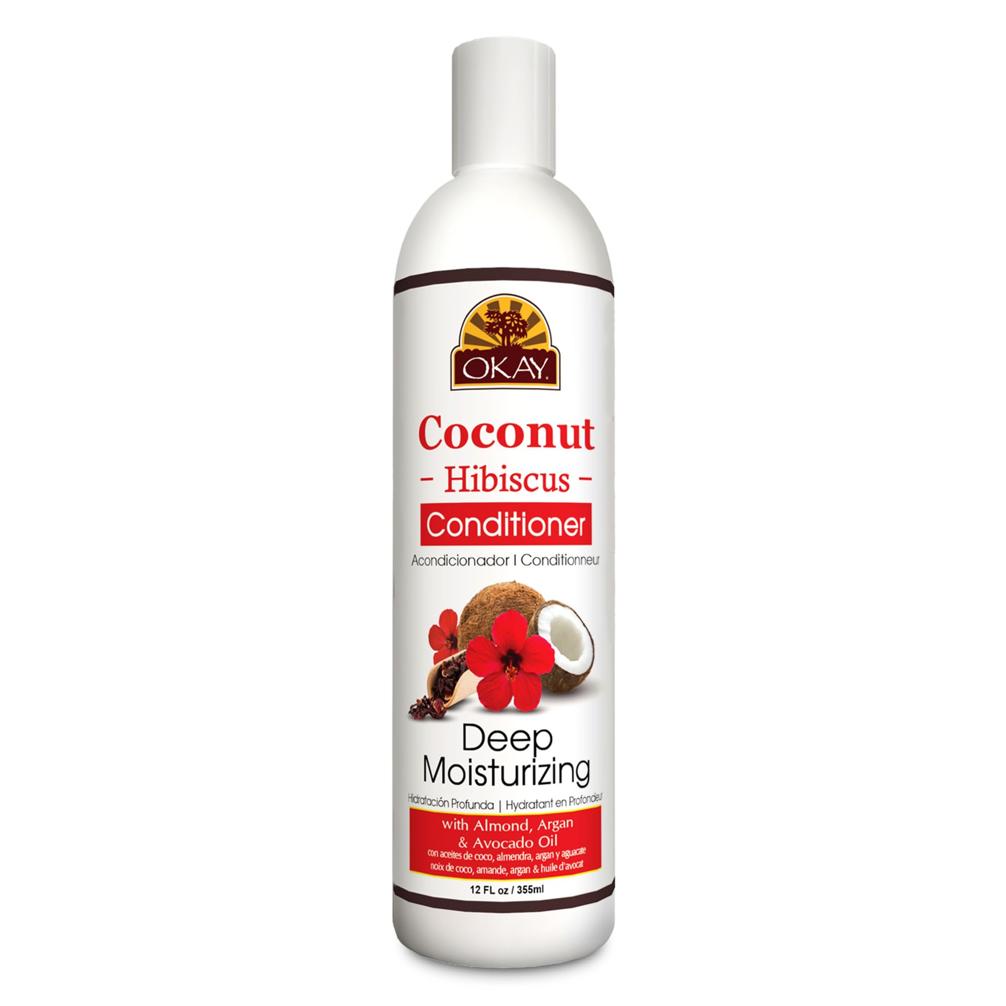 Okay | Coconut Hibiscus Conditioner | for All Hair Types Textures | Restore