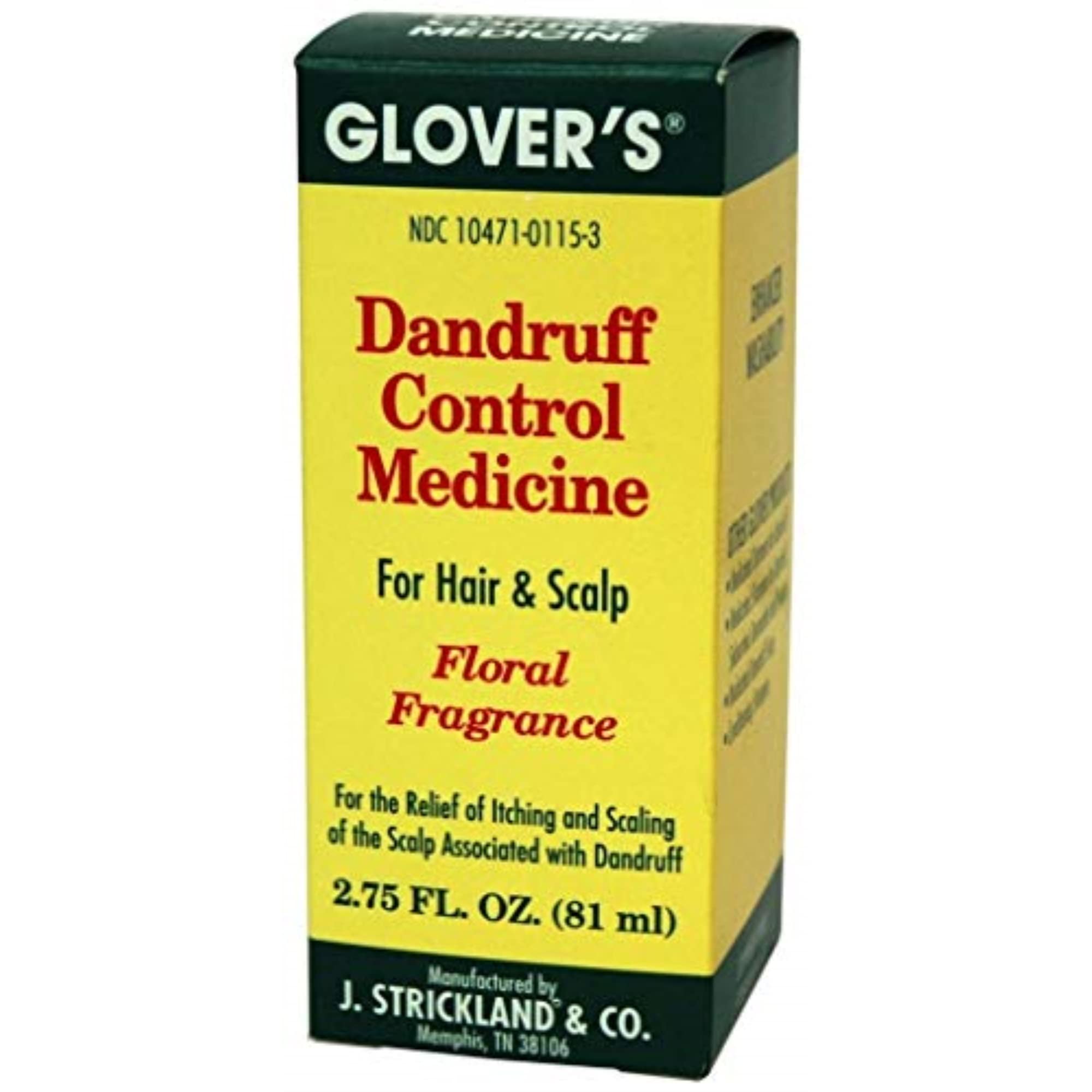 Glover's Dandruff Control Medicine Floral 2.75 oz