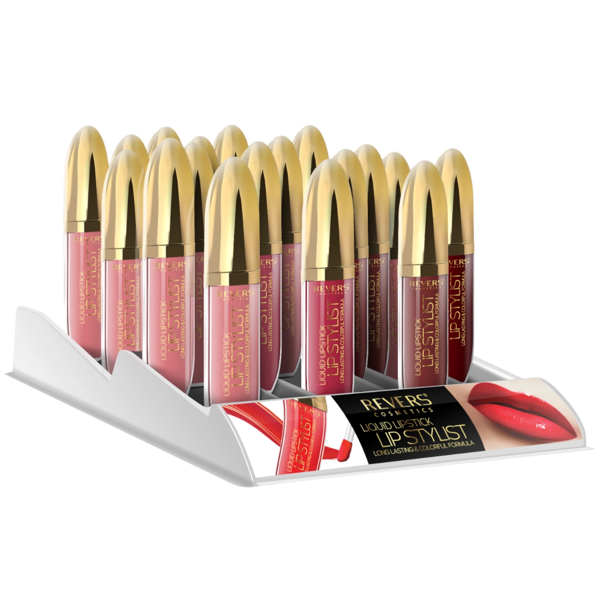 (12-pack) Revers Cosmetics Lip Stylist Lip Gloss