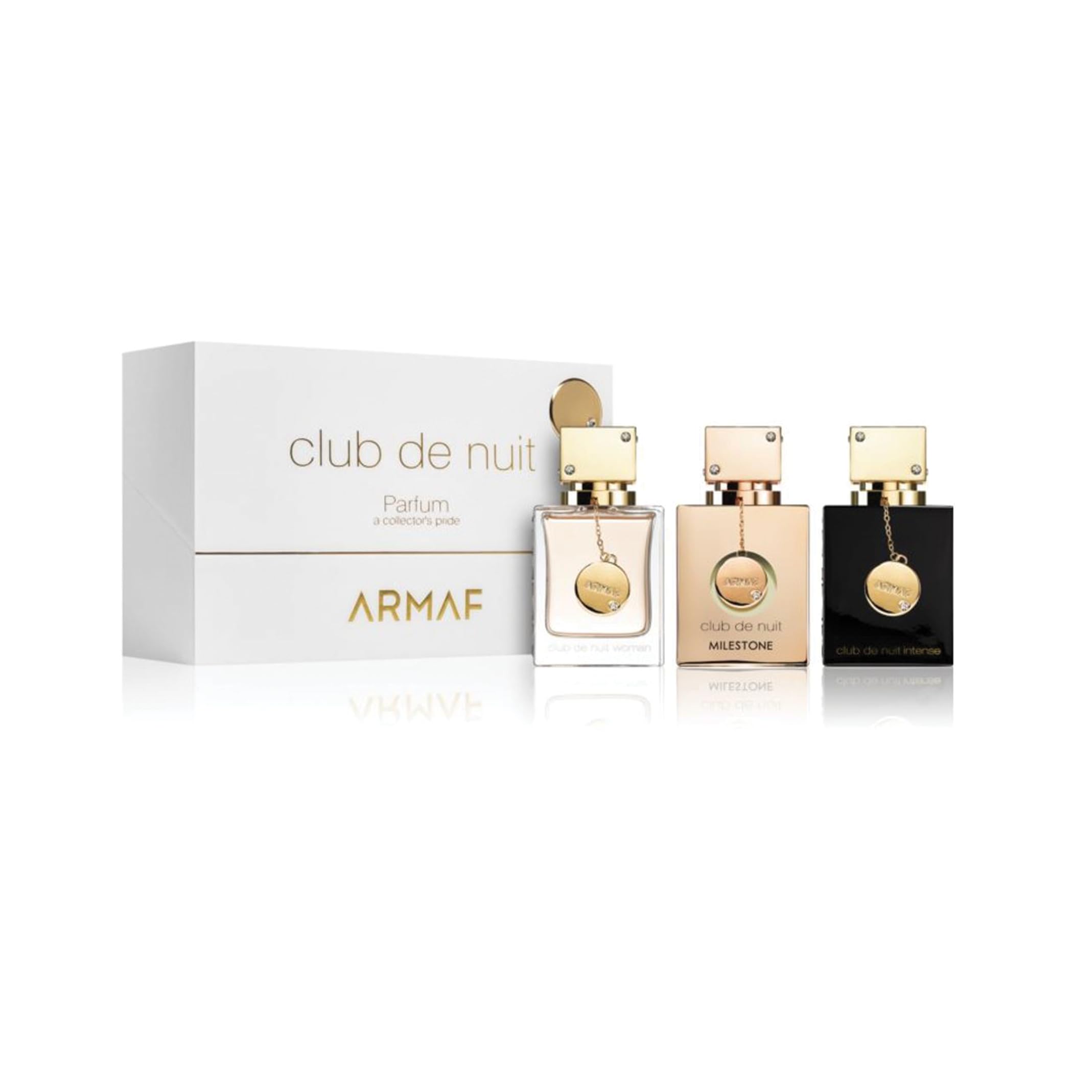 LS-ARMAF CDN CLUB DE NUIT TRIO CLUB L 1.0 PARFUM +MILESTONE 1.0 PARFUM + CLUB INTENSE 1.0 PARFUM - (30 ML) PARFUM SPR X 3