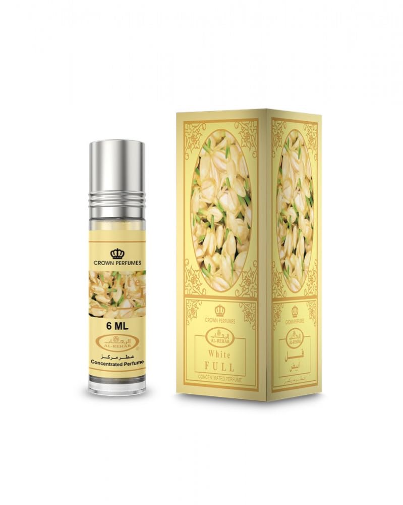 Al Rehab White Full U Concentrated Rollerball 6 ml