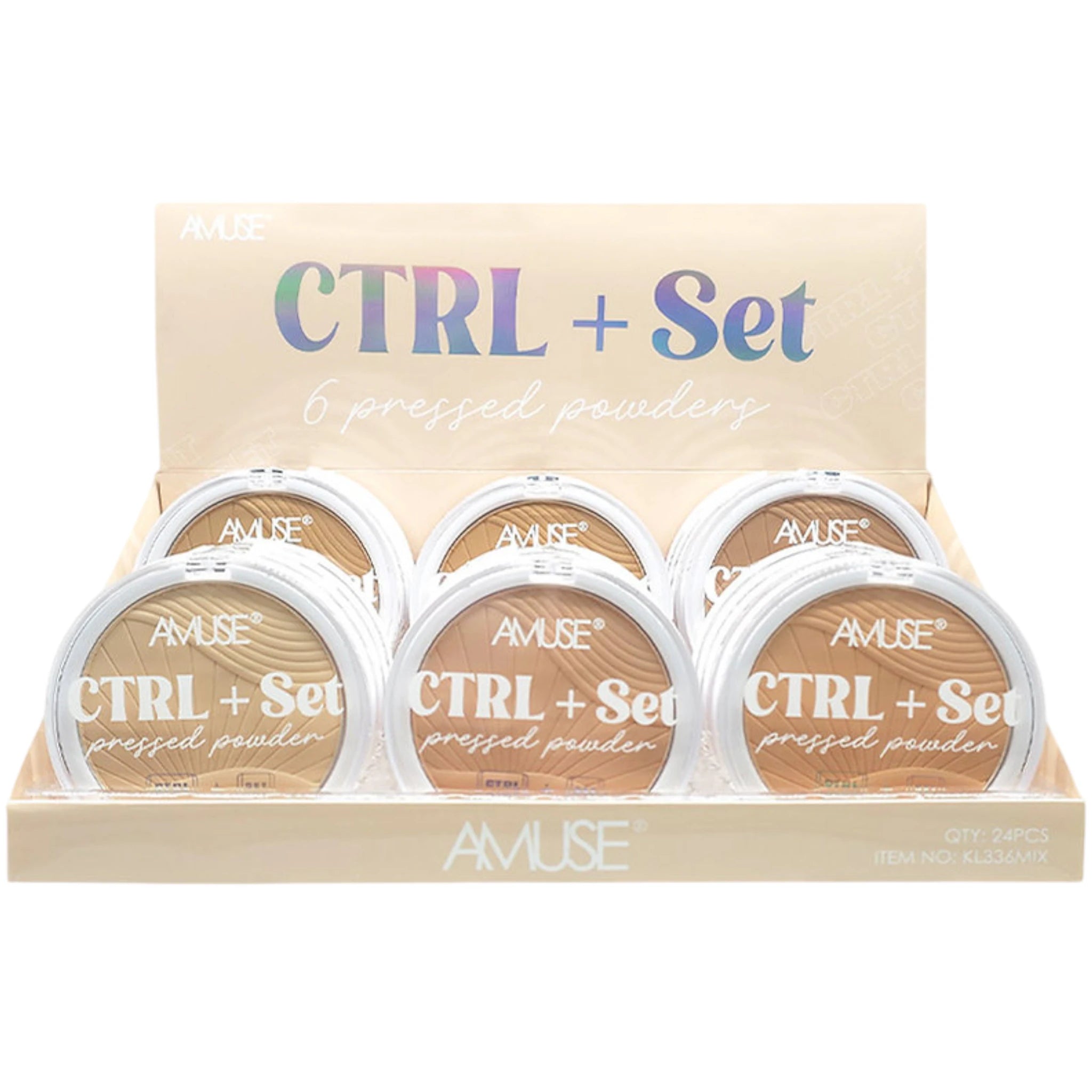 (24-pack) Amuse Ctrl + Set Pressed Powder