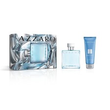 [Set] Azzaro Chrome 2 Pcs Set 1.7 2.53 Shampoo For Men EDT
