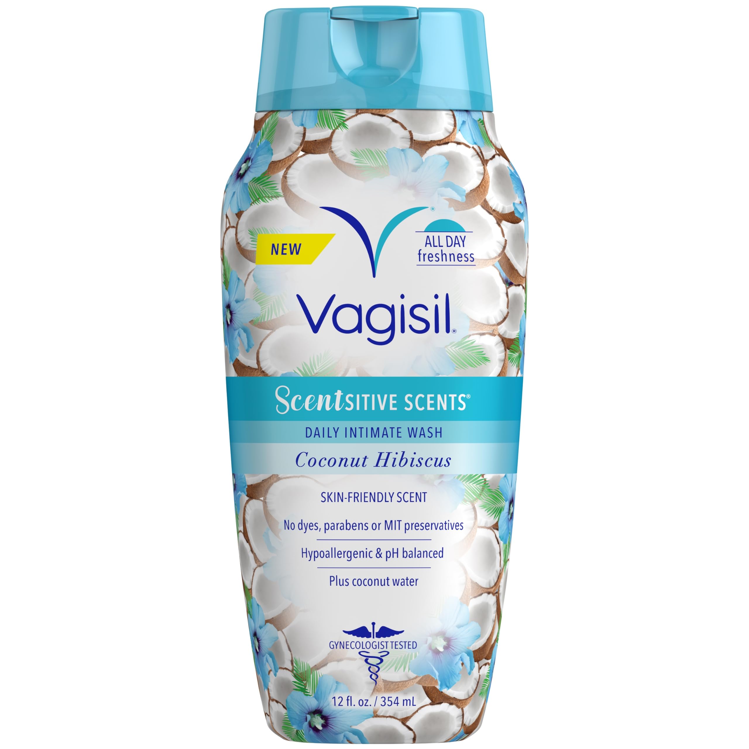 Vagisil Feminine Wash for Intimate Area Hygiene Scentsitive Scents Ph Balanced