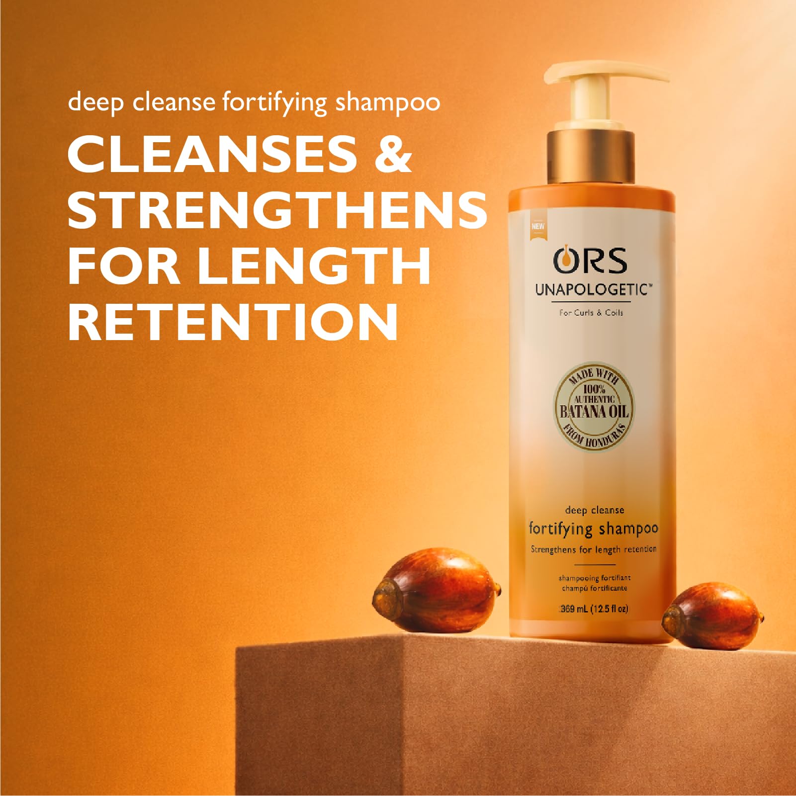 Ors Unapologetic Deep Cleanse Fortifying Shampoo 12.5 oz