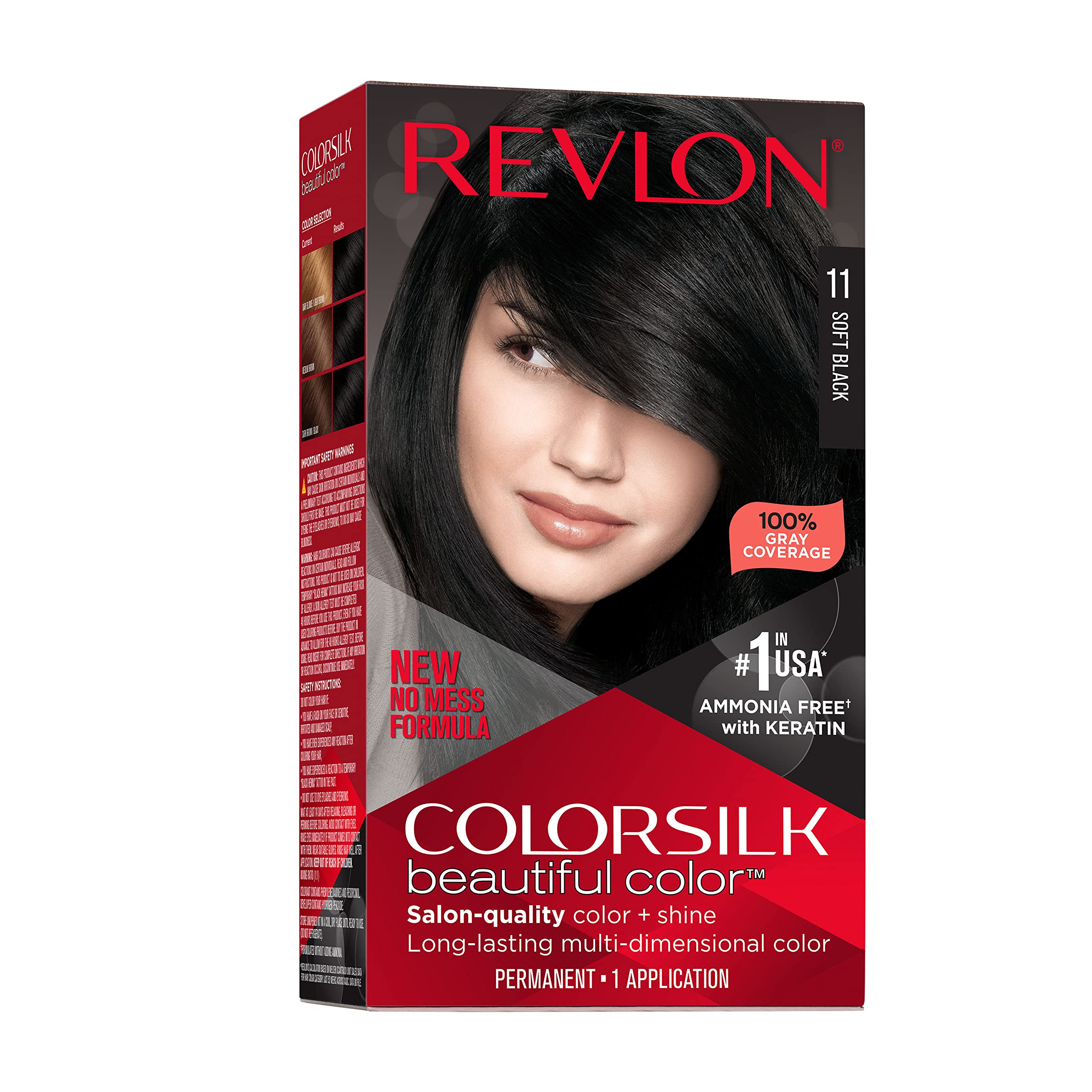 Revlon Colorsilk Beautiful Color Permanent Hair Color Long Lasting High