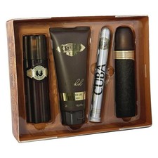 Cuba Gold 4pc Shower Gel After Shave Set
