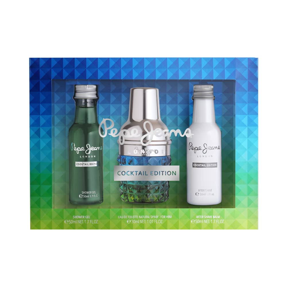 [Set] Pepe Jeans Cocktail 1.0 M + 1.7 A/s+ 1.7 S/g Spain 4pcs Bybox EDT