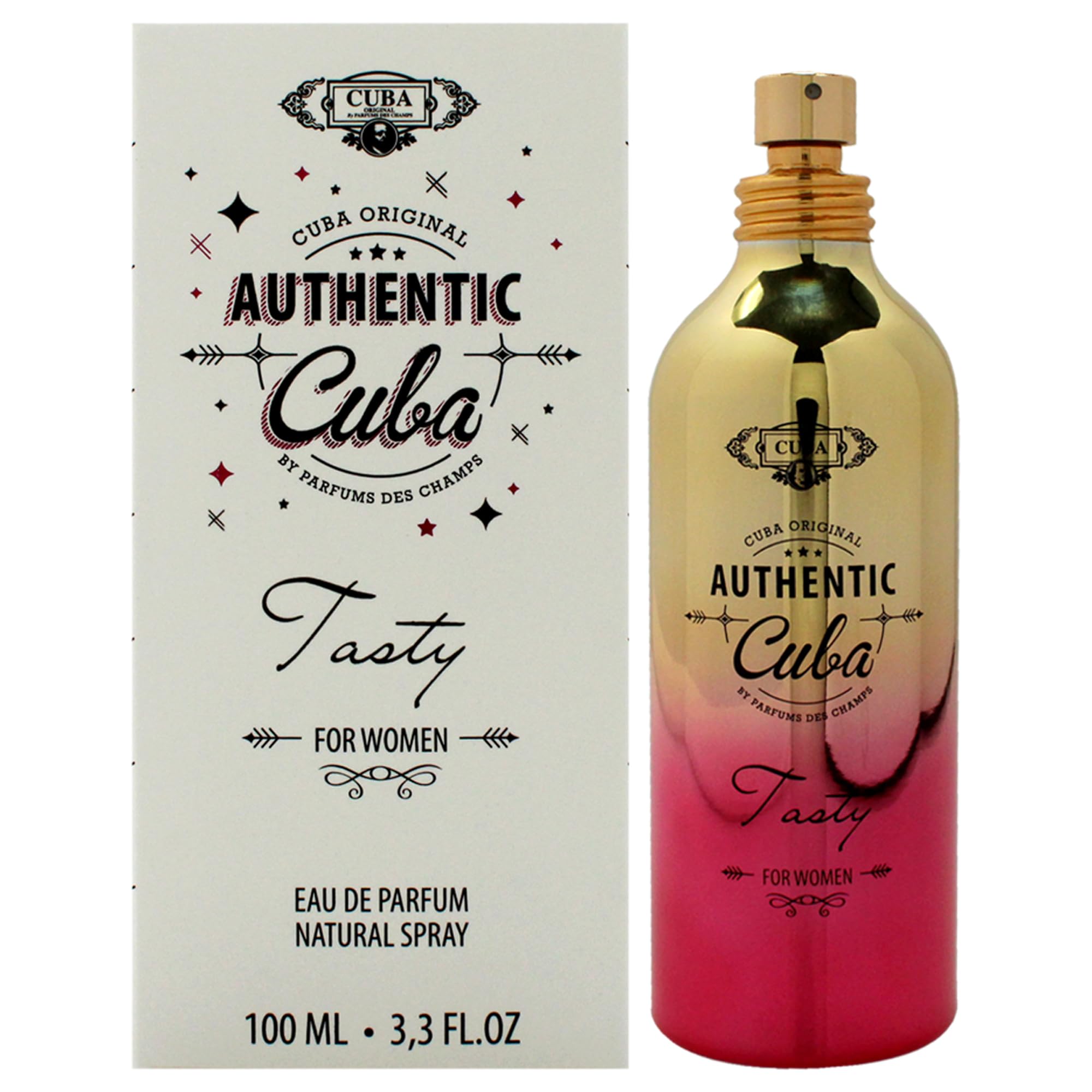 CUBA AUTHENTIC TASTY(W)EDP SP 3.3oz(LI FREE)