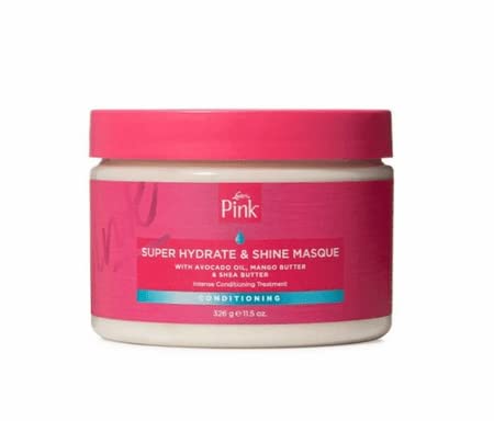 Lusters Pink Super Hydrate Shine Masque Jar 11.5 oz